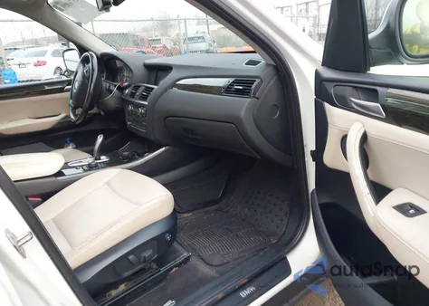 2013 BMW X3 xDrive28I из США, поврежденный, VIN 5UXWX9C51D0A26082